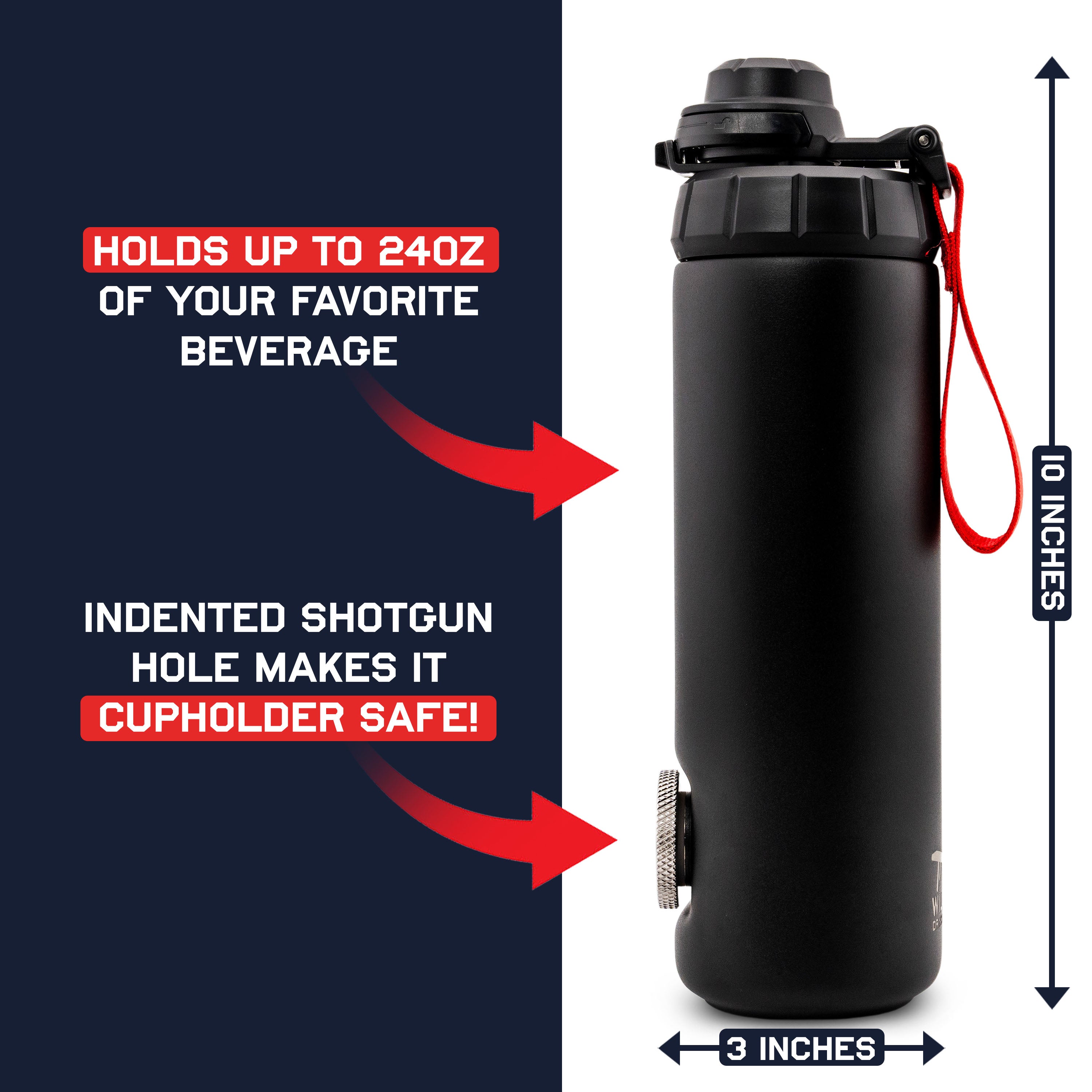 RIPTIDE™ The Shotgun Bottle™