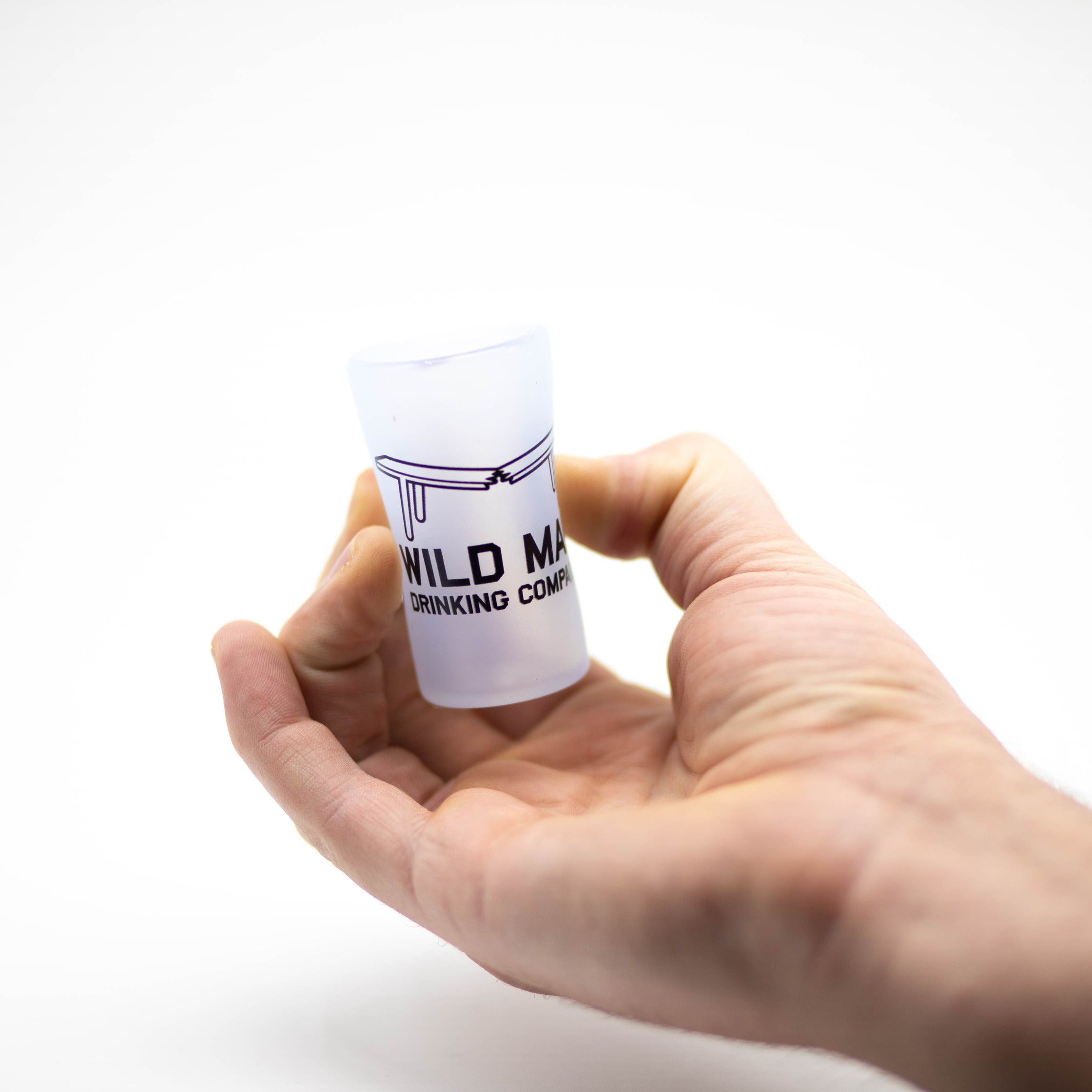 WMDC Unbreakable Shot Glass Wild Man Drinking Company